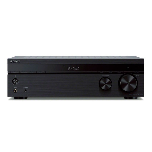 Sony str-dh190 receptor estéreo 2ch 200w entrada phono para tocadiscos conectividad bluetooth