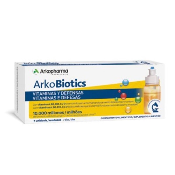 Arkobiotics Vitaminas y Defensas Adultos 7 Monodosis