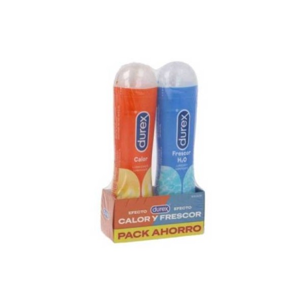 Durex Lubricante Efecto Calor 50ml + Frescor 50ml Promo