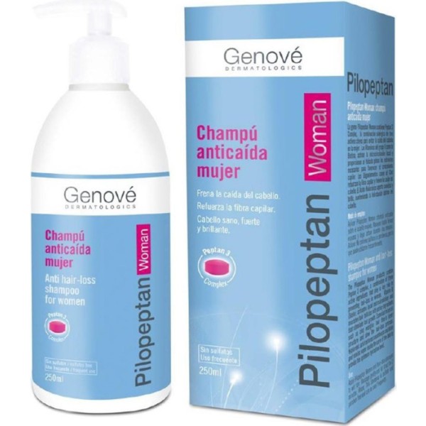 Genove dermatologics pilopeptan woman champu anti-caida 250ml